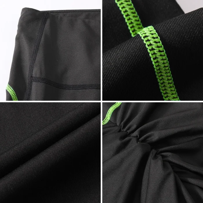 Yoga Set Quick Dry 2 Piece Female Short-sleeved long Pants Outdoor Sportswear - Image 5
