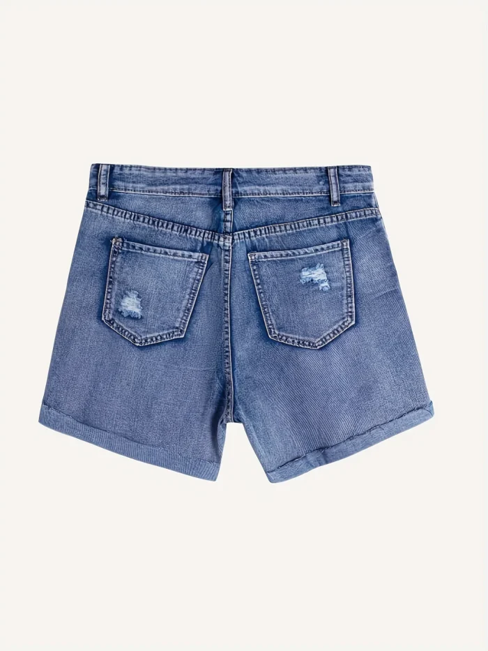 Flipped women's denim shorts - Image 4