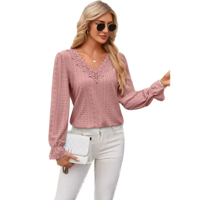 Women Clothing Autumn Vintage Shirts for Women - Image 5