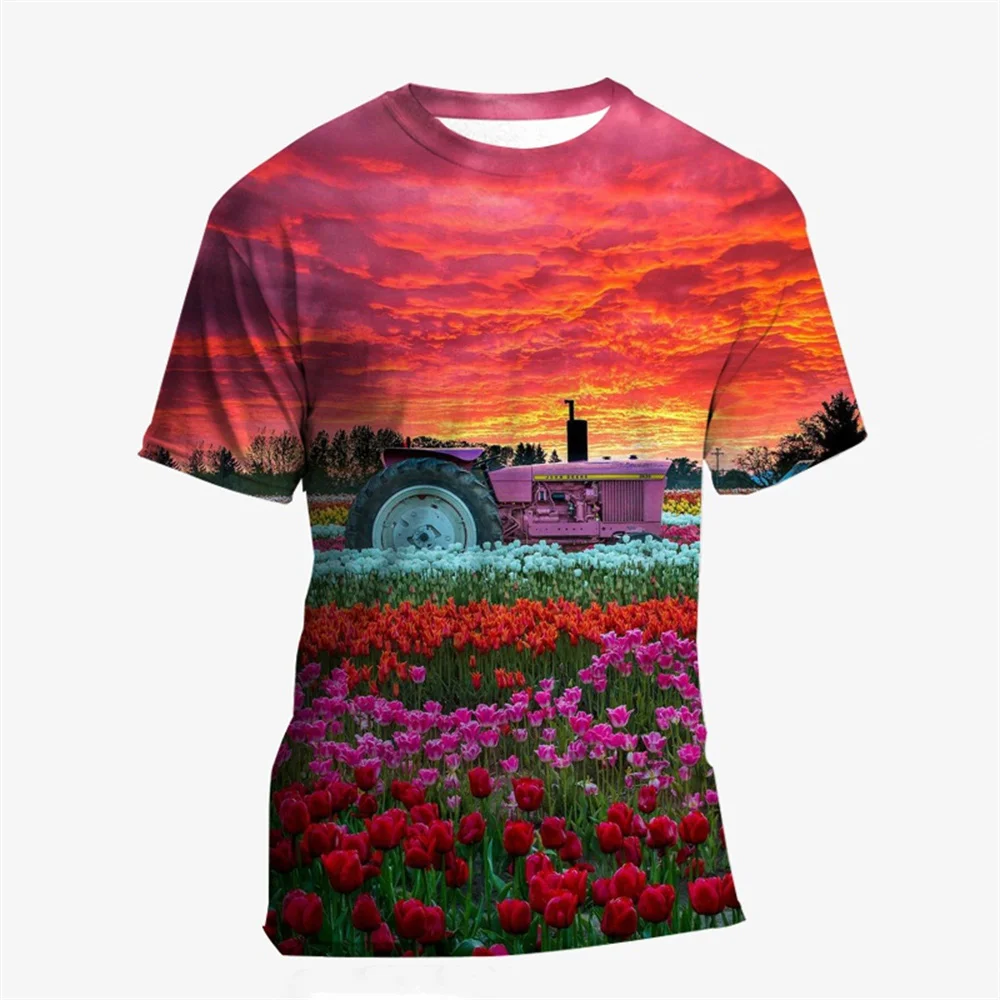 Kids Clothes Children's Clothing Tractor T Shirt - Image 5