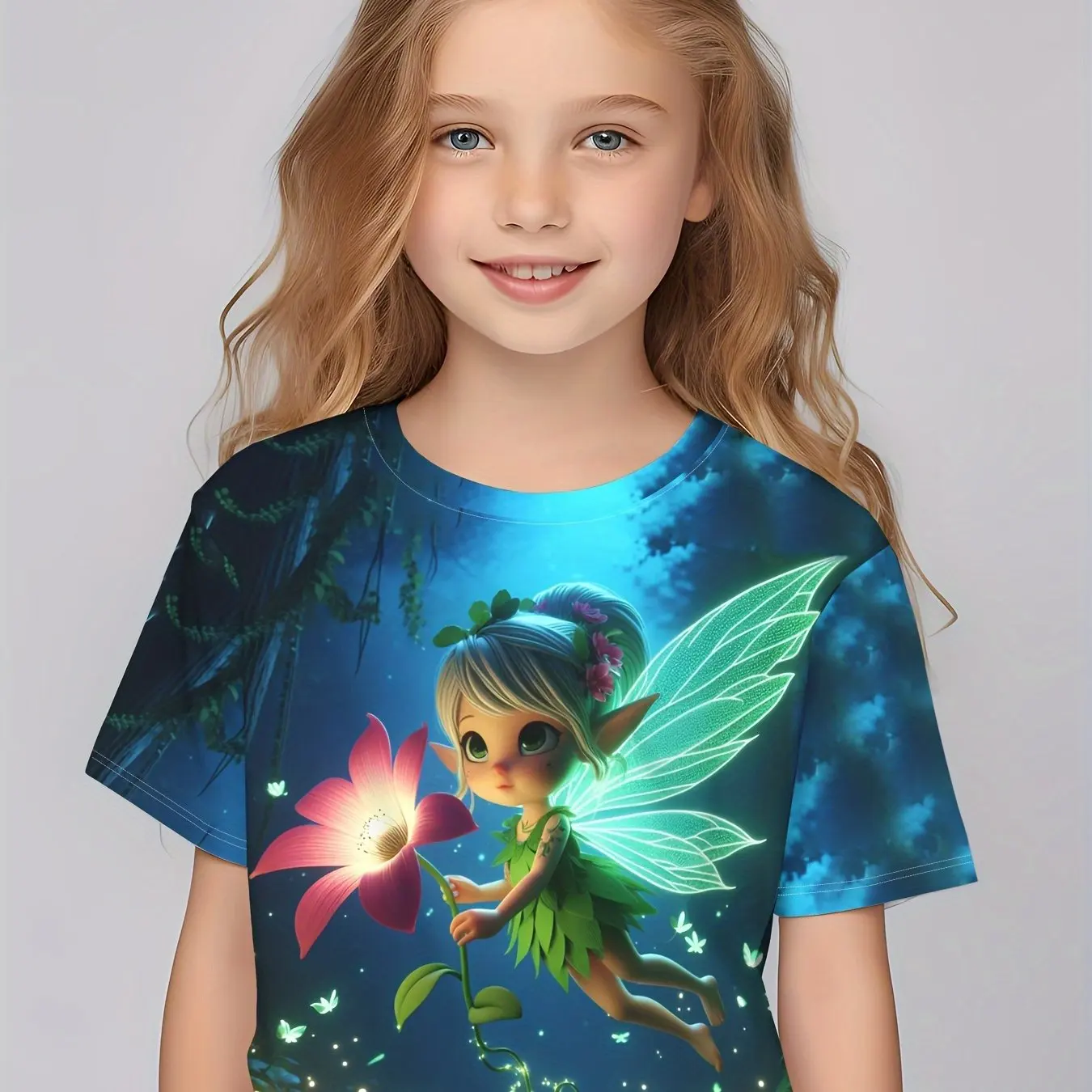 Children Clothing Girls Enchanting 3d Print