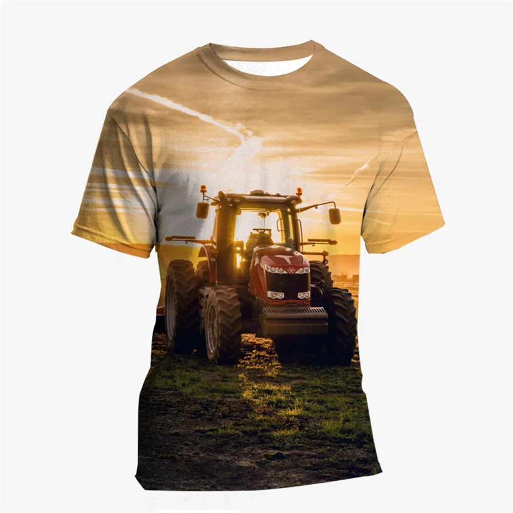 Kids Clothes Children's Clothing Tractor T Shirt - Image 3