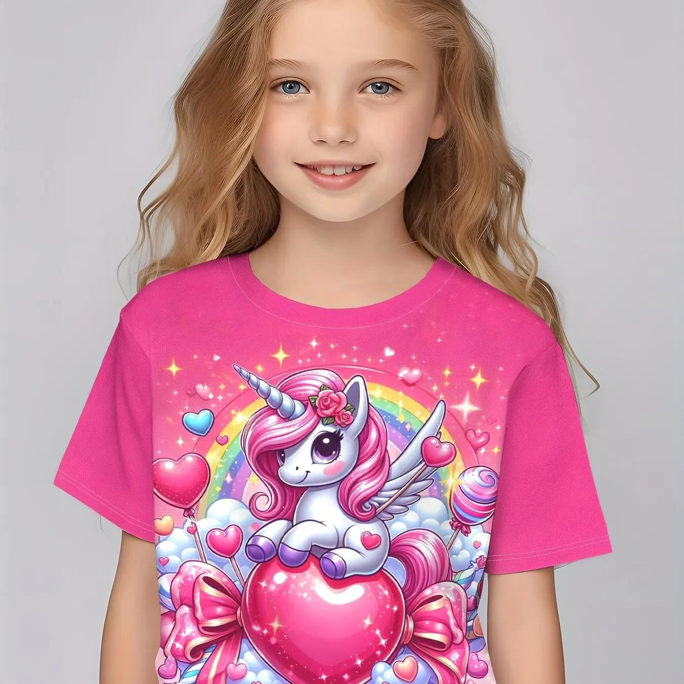 Children Clothing Girls Enchanting 3d Print - Image 4